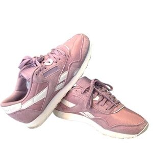 Reebok Purple Women's Sneakers with White Accents